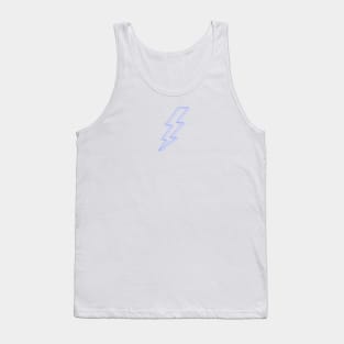 Lilac Purple Lightning Bolt Sticker Tank Top